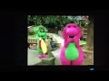 Barney Friends Barney Baby Bop BJ Visits Caboose Park Winter Christmas 1999
