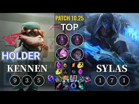 RW Holder Kennen vs Sylas Top - KR Patch 10.25