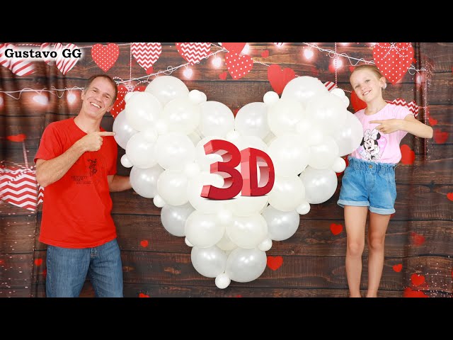 Vídeo relacionado con TK Gruppe Timo Klingler XXL Set de Decoración para el Día de San Valentín - Propuesta de matrimonio con globos de corazón, guirnalda, globo de amor, pétalos de rosa rojos (XXL)