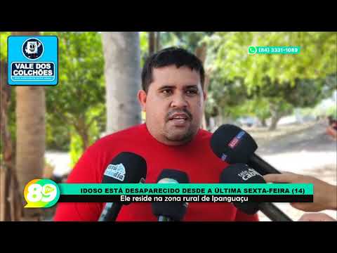 Idoso está desaparecido desde a última sexta feira