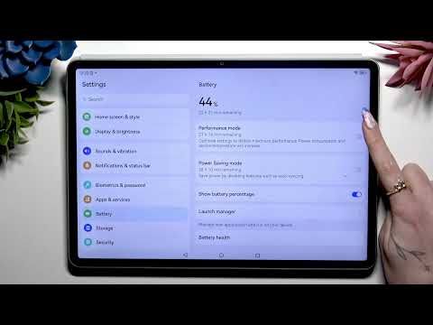 HUAWEI MatePad 11.5 PaperMatte – Turn On/Off High Performance Mode