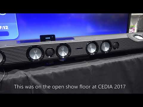 Brief Clip of the Creative X-Fi Sonic Carrier Soundbar at CEDIA 2017