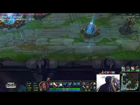 Hastad Stream   Lucian vs Twitch   ADC   Full Gameplay Patch 6 11