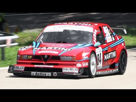 INSANELY LOUD 1996 Alfa Romeo 155 V6 Ti Screaming On Hill Climb