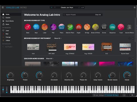 Arturia - FREE Analog Lab Intro (Virtual Synthesizer Software)