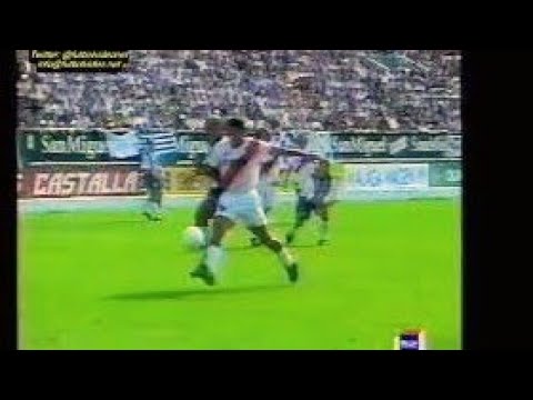 Málaga 1 - Rayo Vallecano 3. Temporada 1998/99.