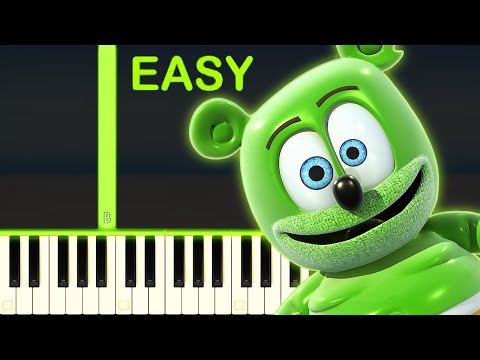 THE GUMMY BEAR SONG - EASY Piano Tutorial