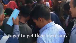Joyful Scenes as the Sakachep Tribe Receive Their First Ever Bibles