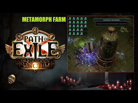[Path of Exile 3.20] Currency Farming Metamorph New Atlas Strat in Sanctum League - 1131