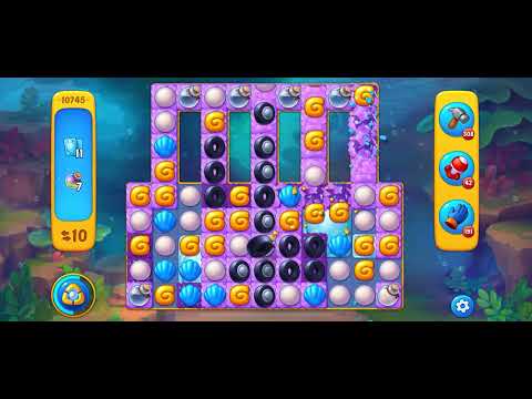 Fishdom level 10745 no boosters フィッシュダム ノーマル