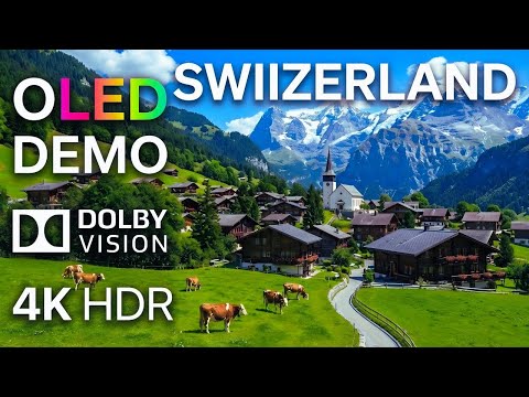 Switzerland in 4K HDR ❄️ | Winter to Spring Nature Relaxation Film • Ultra HD #4kclarity