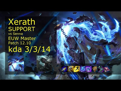 Rank 5 EUW Xerath Support: Xerath vs Senna
