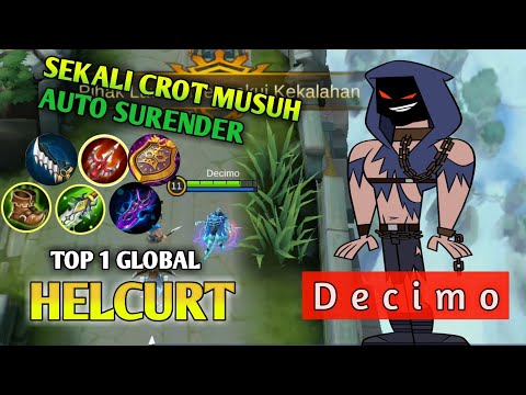 the enemy immediately surrendered TOP 1 GLOBAL HELCURT-Decimo Gameplay