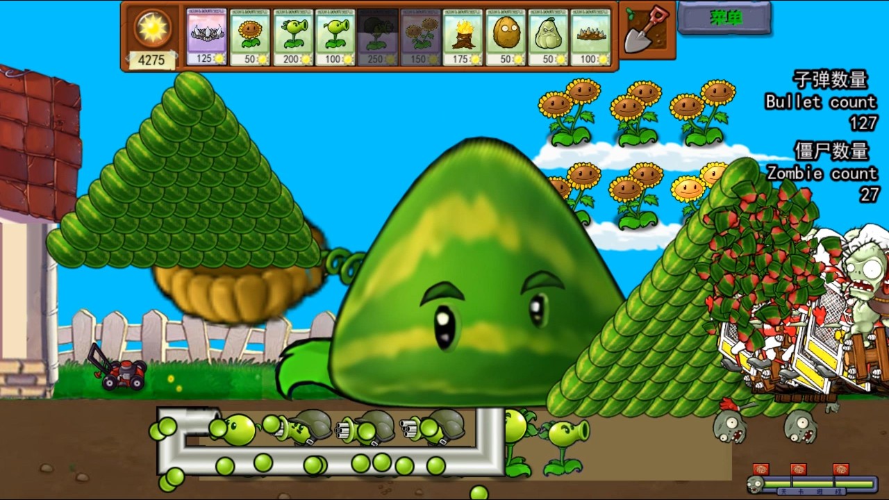 Strongest Fusion Plant. 474 Plants Vs. Zombies PvZ Plus pvz funny moments