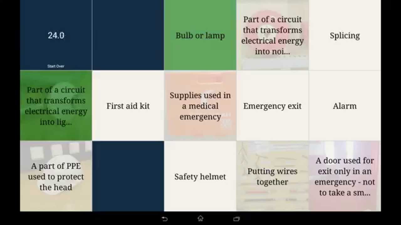 Quizlet Electrical Workshop Flash Cards