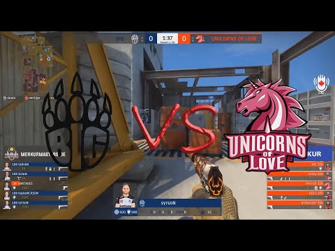 BIG vs  Unicorns of Love - Merkur Masters Season 1 - CSGO HIGHLIGHTS
