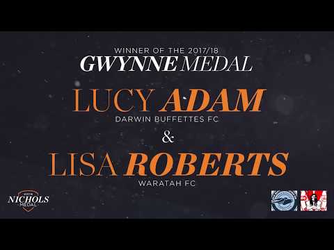 2017/18 Nichols Medal - Gwynne Medal: Lucy Adam, & Lisa Roberts