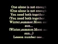Lesson Number One Lyrics