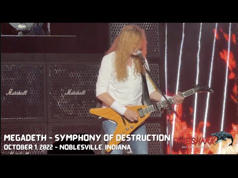 Megadeth - Symphony Of Desgtruction performed October 1, 2022 in Noblesville, Indiana