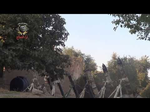 استهداف كتيبة الشهيد زيد الحراكي بقذائف الهاون مواقع قوات النظام قرب مطار دمشق الدولي في ريف دمشق