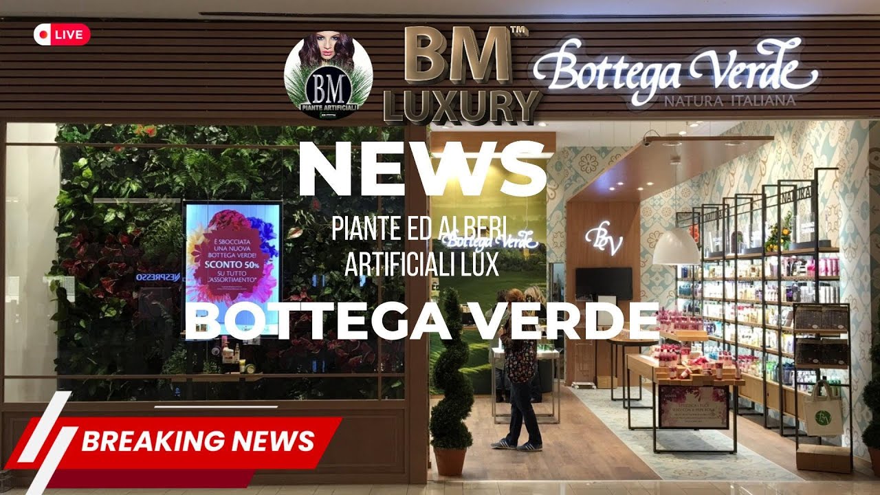 BM Luxury | BOTTEGA VERDE | Giardini Verticali e Lichene Stabilizzato per Store Naturali