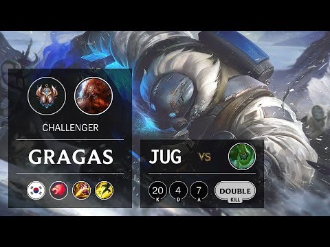 Gragas Jungle vs Zac - KR Challenger Patch 9.24