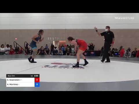 57 Kg Rr Rnd 2 - Cheyenne Sisenstein, NY Vs Amanda Martinez, IL