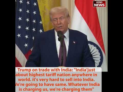 Trump to Modi: India Is 'Highest Tariffed Nation in the World' -- 'Whatever India Charges, We Charge Them'