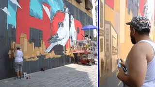 video: Watch: Lebanese artists use graffiti to restore hope in Beirut