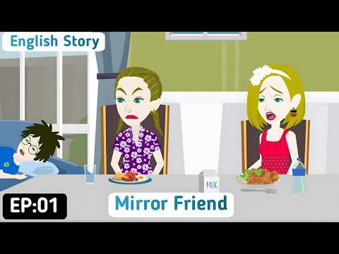 Mirror Friend: Part 01 | English Story | Animated Stories | Invite English