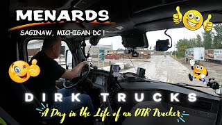 Menards Saginaw Michigan DC! | Day in the Life of an OTR Company Driver Trucker