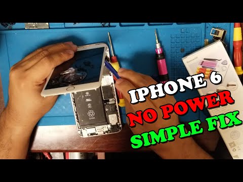NO POWER IPHONE 6 | Paano ayusin ang Black out or NO power | Dead Battery | Quick DIY FIX