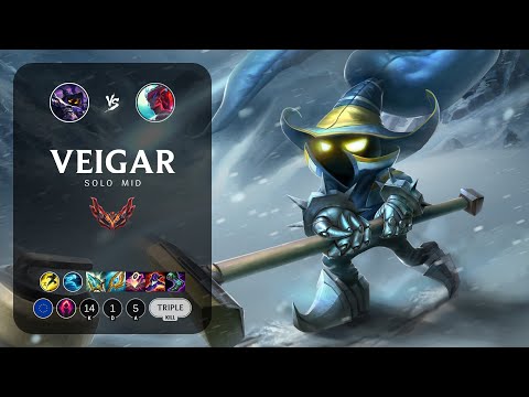 Veigar Mid vs Yone - EUW Grandmaster Patch 13.1