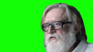 Gabe Newell "late is just for a little while, suck is forever, right?" green screen