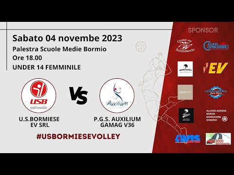 UNDER 14 FEMMINILE - U.S. BORMIESE EV vs P.G.S. AUXILIUM GAMAG