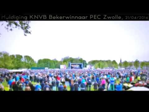 Huldiging KNVB Beker winnaar PEC Zwolle, 21/04/2014
