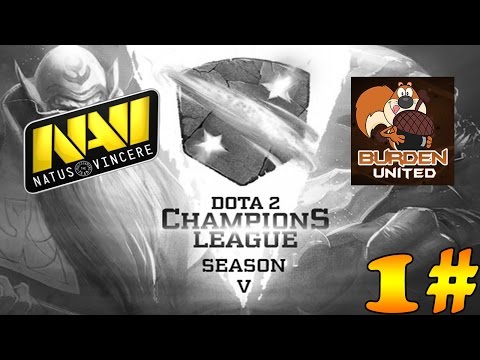 Dota 2 - Natus Vincere Vs  Burden United Game 1# - D2CL Season 5!