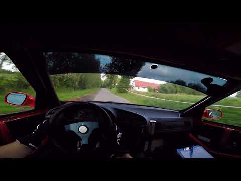 1 Rajd Kołobrzeski OS 5 Ołużna  O.Schmidt/ M.Korszyłowska BMW 330is