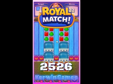 Royal Match Level 2526 - No Boosters Gameplay