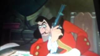 Captain Hook shoots at the queen of hearts