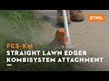 FCS Straight Lawn Edger Video