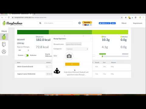 Rezeptrechner PRO: Eigene Lebensmittel Eingeben