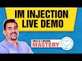 Short IM Injection Video