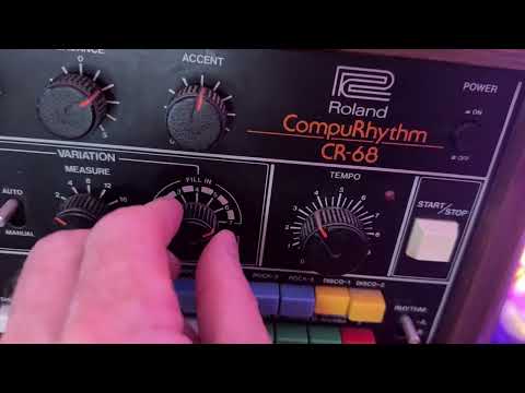 Roland CR-68 CompuRhythm - Brown image 5