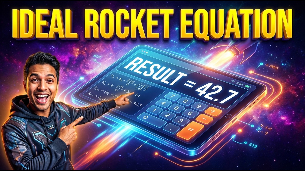 Ideal Rocket Equation Interactive Calculator