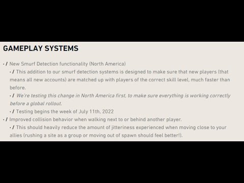 NEW SMURF DETECTION + MASSIVE BUFFS - Valorant Patch 5.01