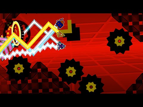 5 players BEATING Nine Circles 100% - Geometry Dash