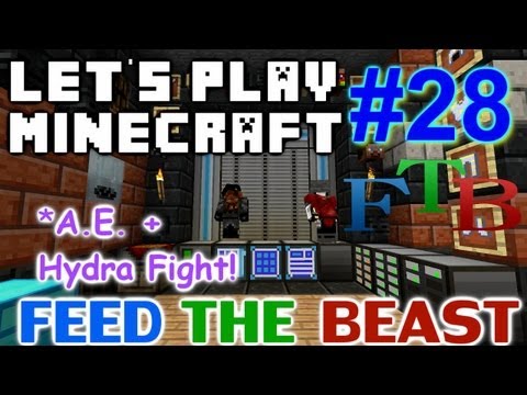 Let's Play Minecraft Hermitcraft FTB Ep. 28 - A.E. & Hydra Fight!