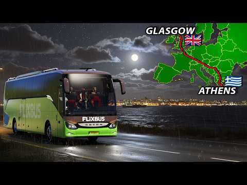 ETS 2 Long Bus Trip From Athens to Glasgow | Euro Truck Simulator 2