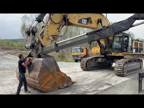 From Mine to Jobsite: Transporting A Cat 385C Excavator With MAN TGA 540 - Sotiriadis/Labrianidis 4k